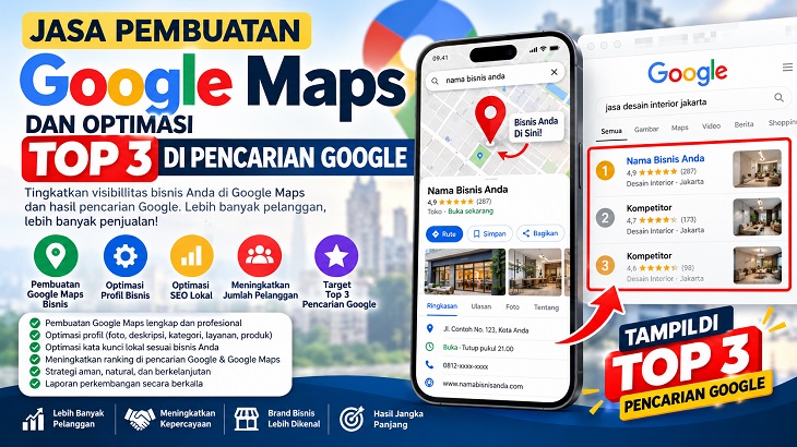 jasa pembuatan google maps